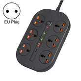 T21 PD3.0 + QC3.0 Multi Hole Row Plug 3000W High Power Socket, EU Plug